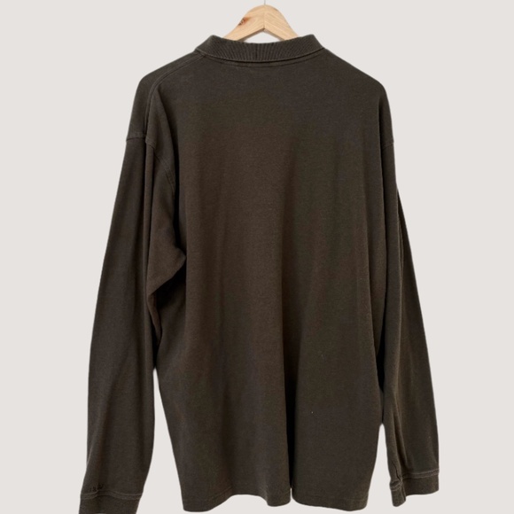 Vintage izod long sleeve polo shirt - Picture 5 of 6